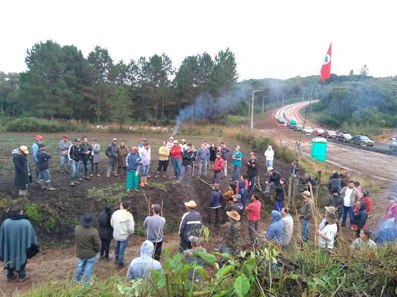 Sem Terra Ocupam Rea Em Santa Catarina Mst