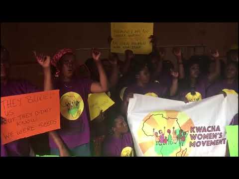 Mulheres da Zâmbia enviam solidariedade ao Presidente Lula!