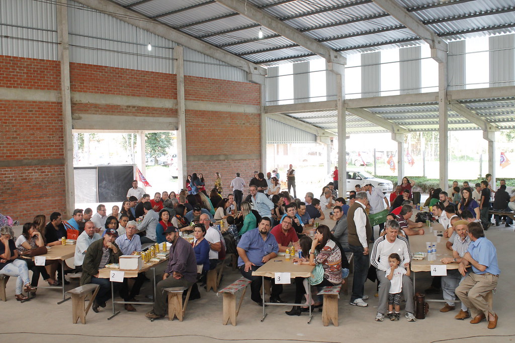 Posse reuniu representantes de vários movimentos socoais na sede da Coopan, no Assentamento Capela, em Nova Santa Rita. Foto - Leandro Molina.JPG