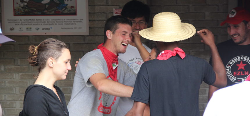 A solidariedade internacional da ENFF traduzida na vivência do estudante canadense Eric White