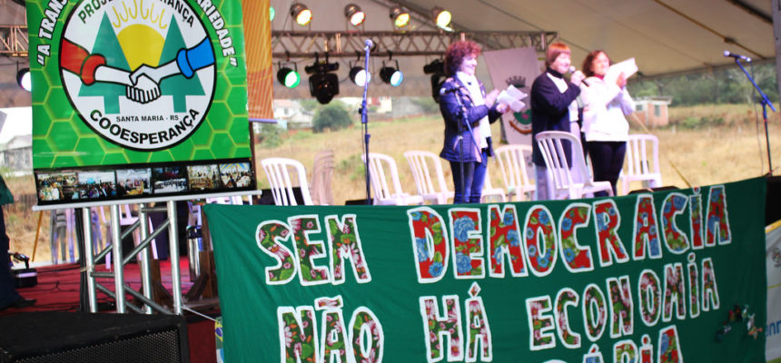 “Fora Temer”: Movimento Nacional de Economia Solidária diz não ao governo golpista