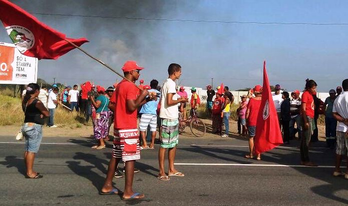 MST realiza mobilizações em todo estado de Pernambuco