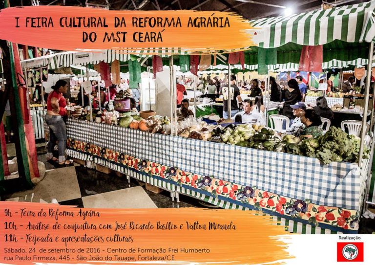 Fortaleza recebe I Feira Cultural da Reforma Agrária