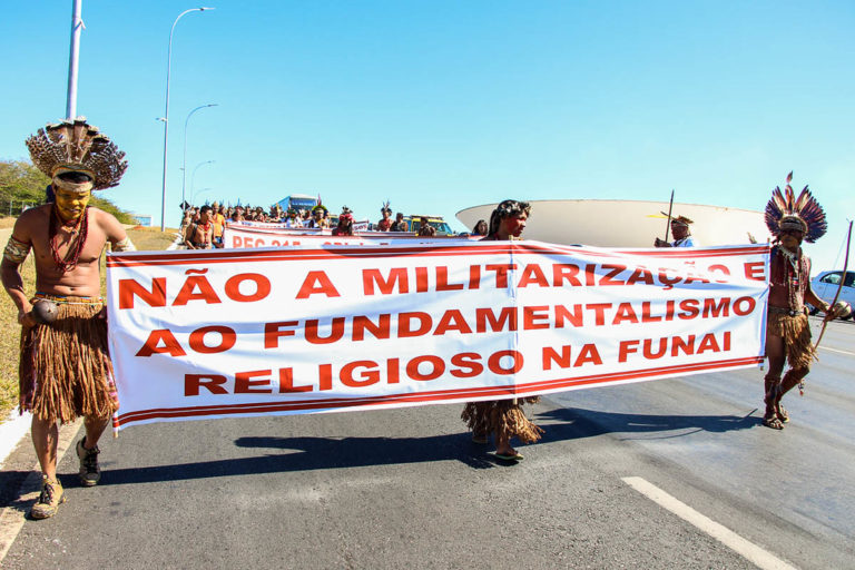 Organizações de defesa dos Povos Indígenas denuncia militarização da Funai