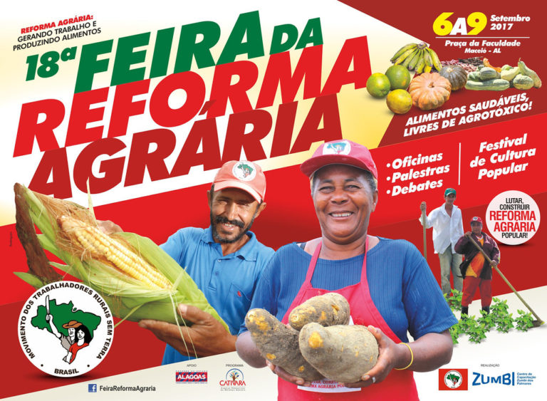 MST anuncia data da 18ª edição da Feira da Reforma Agrária em Maceió