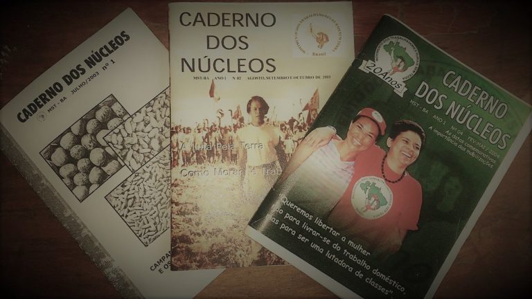 Caderno dos Núcleos: uma experiência de formação e luta do MST na Bahia