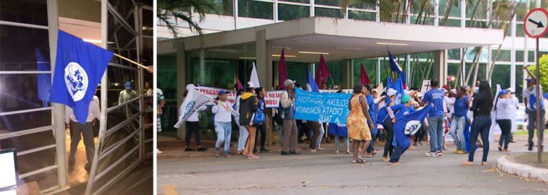 Pescadores ocupam Ministério do Planejamento em Brasília
