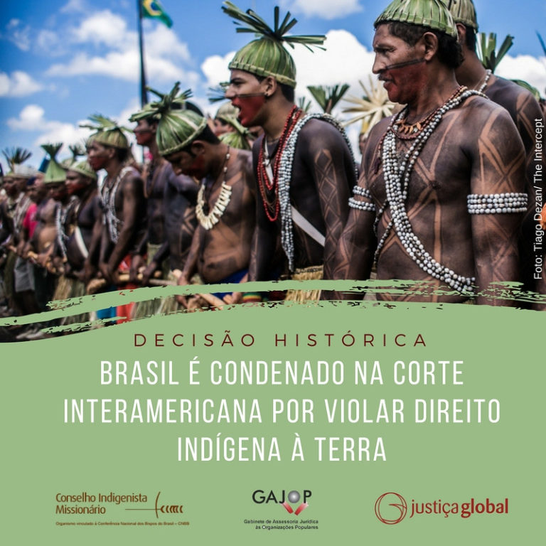 Estado brasileiro é condenado pela Corte Interamericana por violar direitos indígenas