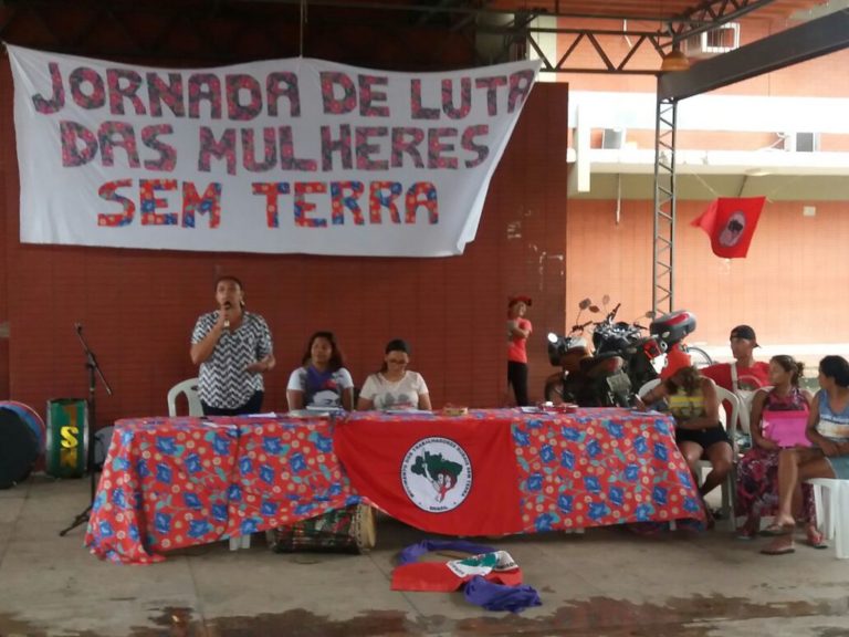 as mulheres Sem Terra iniciam Jornada de Lutas no Pará