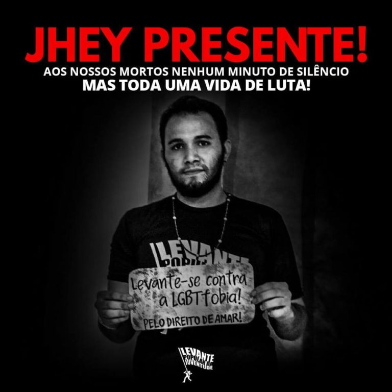 MST lamenta o assassinato do jovem Jhey Oliveira