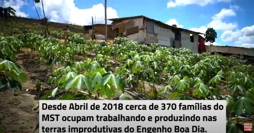 Contra o despejo de 370 famílias sem terra, em Moreno (PE)