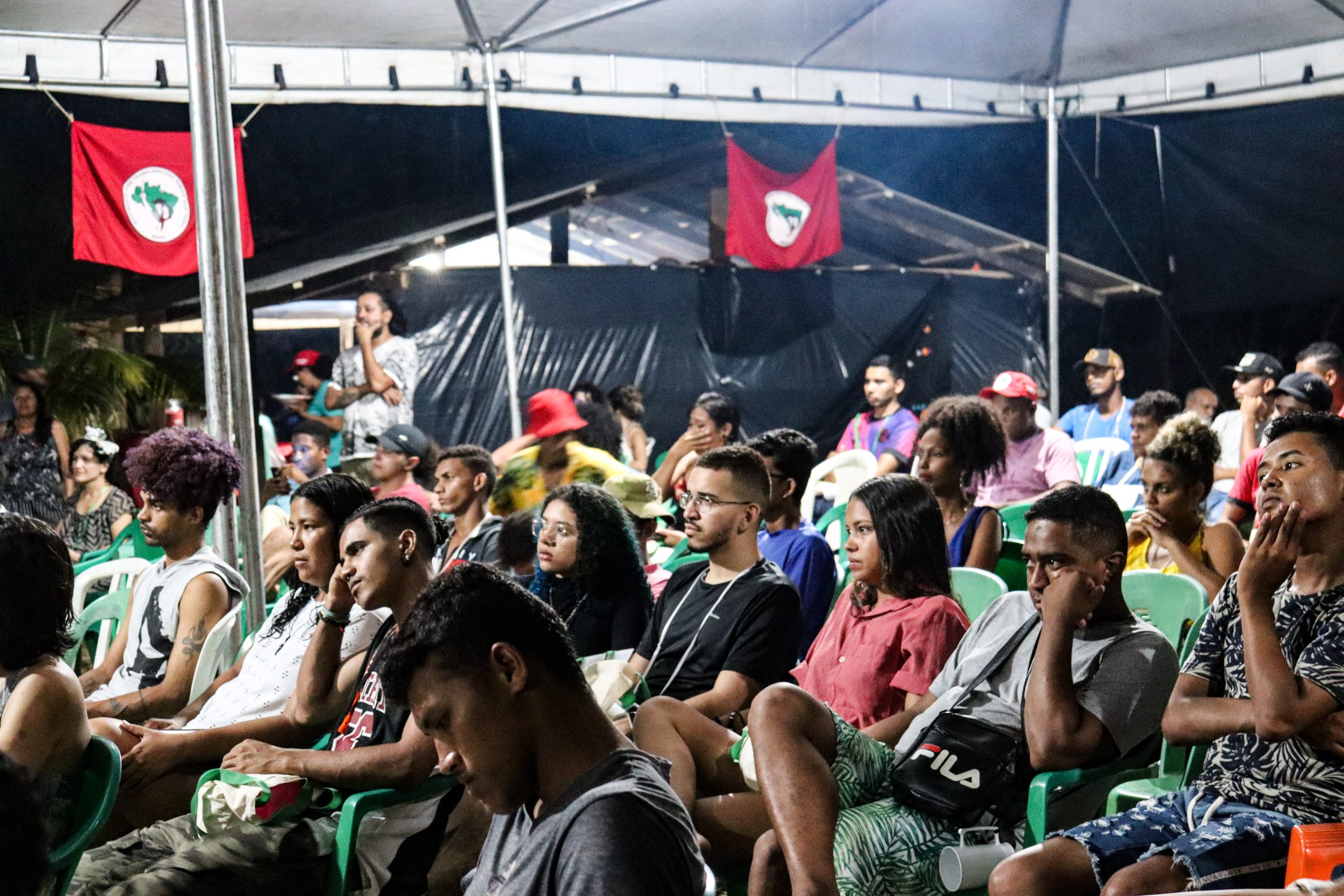 Acampamento da Juventude Sem Terra sedia lançamento do 7º Festival Internacional Amazônida de Cinema de Fronteira, no Pará