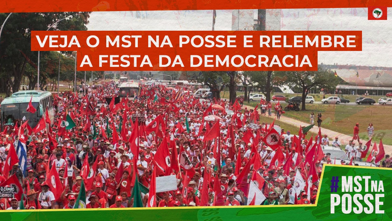 Relembre a participação do MST na festa da democracia!