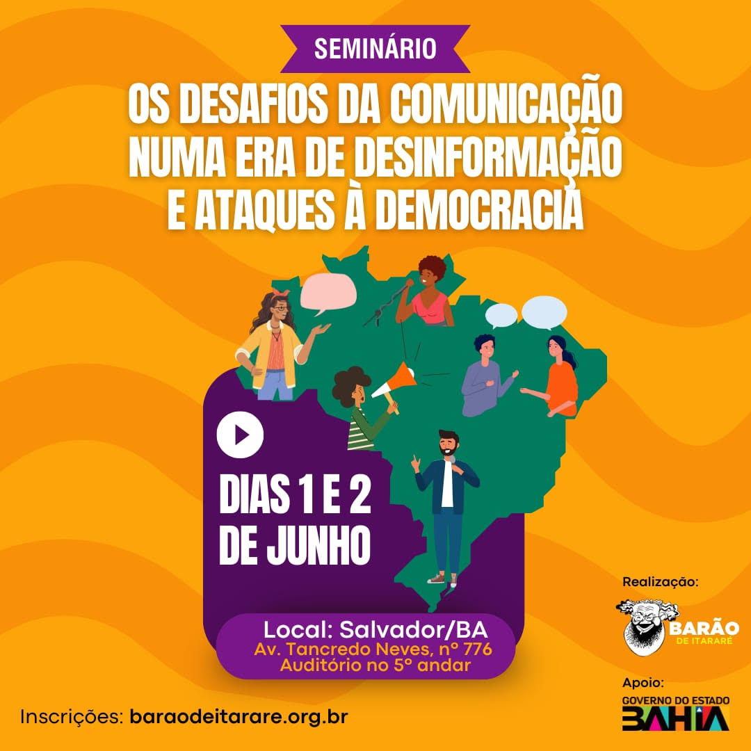 Barão de Itararé promove seminário contra a indústria da desinformação
