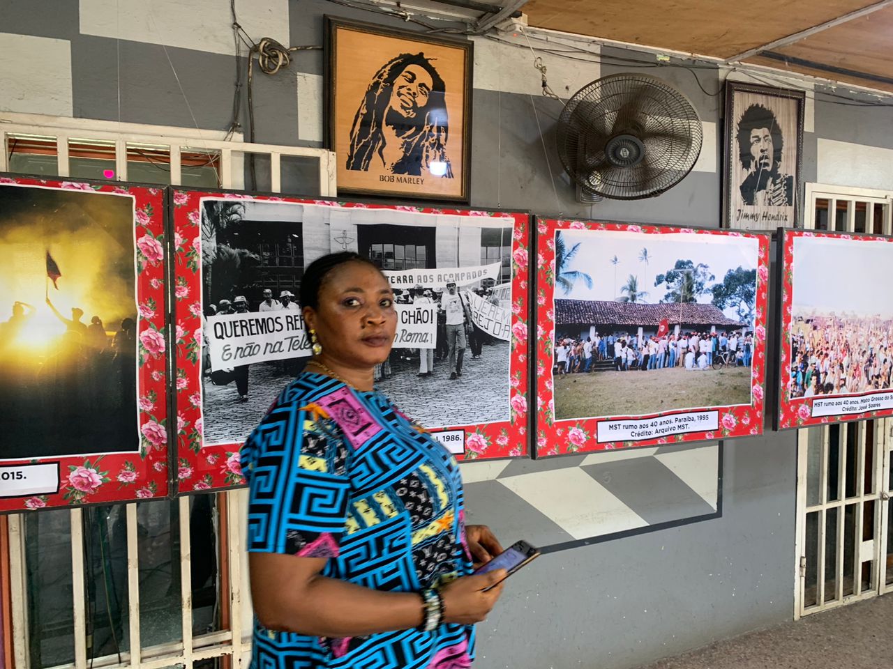 Exposição em Gana celebra 40 anos do MST e lança congresso nacional
