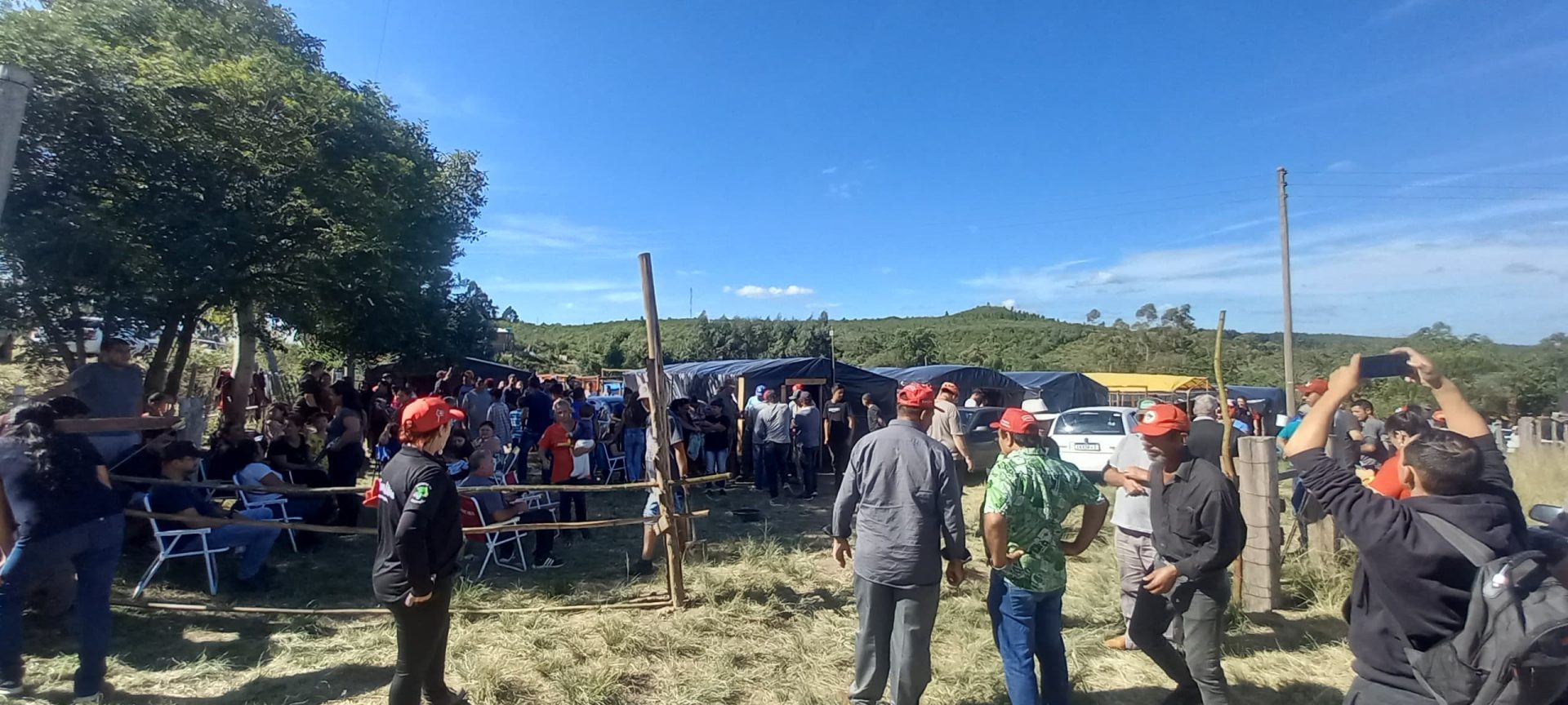 MST monta mais um acampamento em Encruzilhada do Sul, no RS