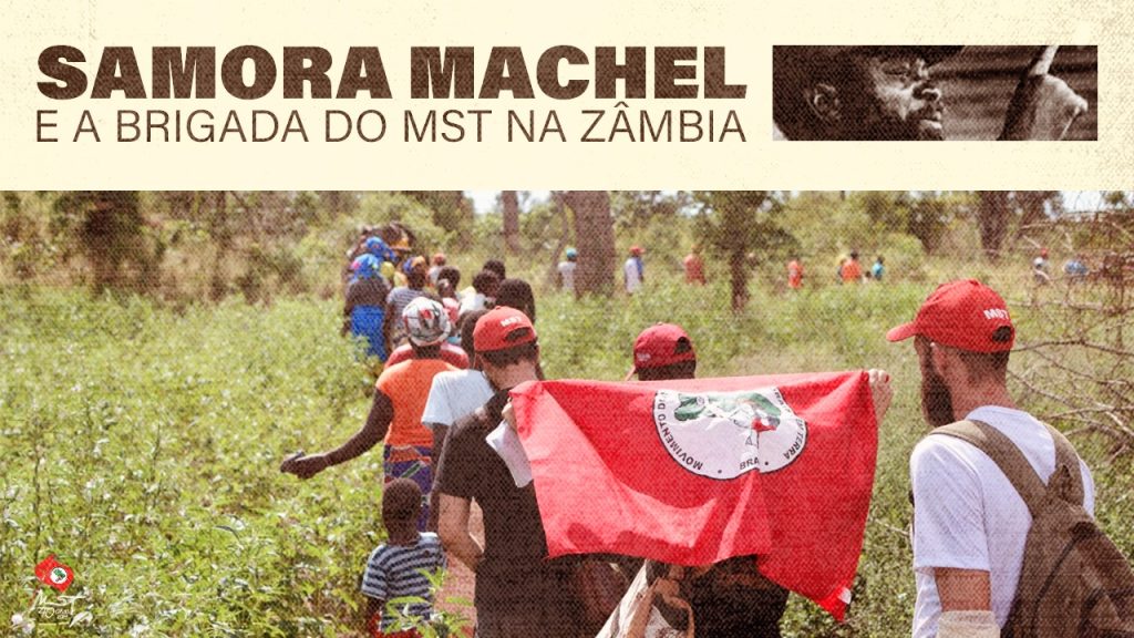 Samora Machel e a Brigada do MST na Zâmbia