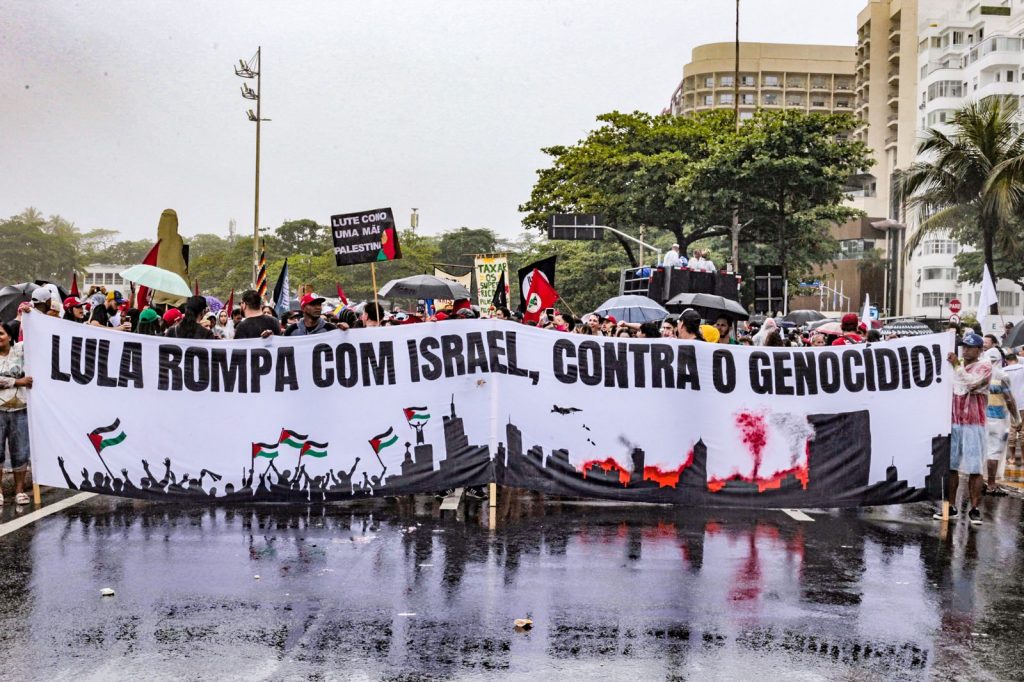 Marcha dos Povos “Palestina Livre do rio ao mar: Fora Imperialismo”