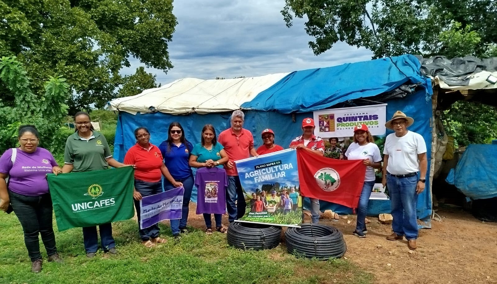 Mulheres Sem Terra fortalecem organização produtiva do MST na região Centro-Oeste