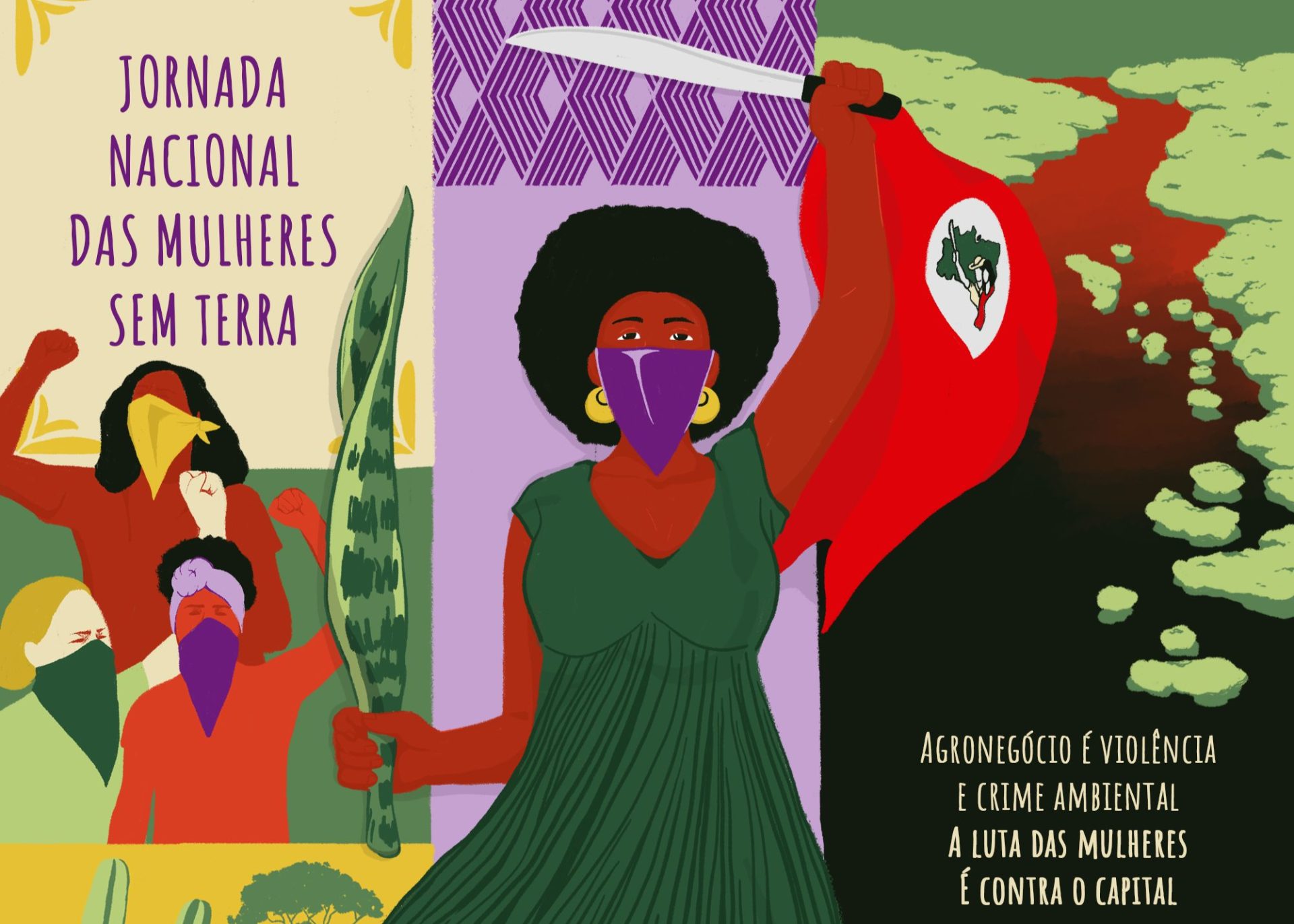 Jornada das Mulheres Sem Terra denuncia violências do Agro e propõe alternativa à crise ambiental