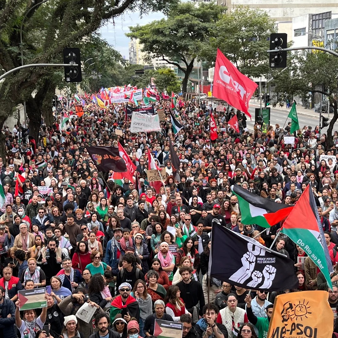 Informe Conjuntura Internacional: papel da Marcha Mundial para Gaza em denúncia ao genocídio palestinos