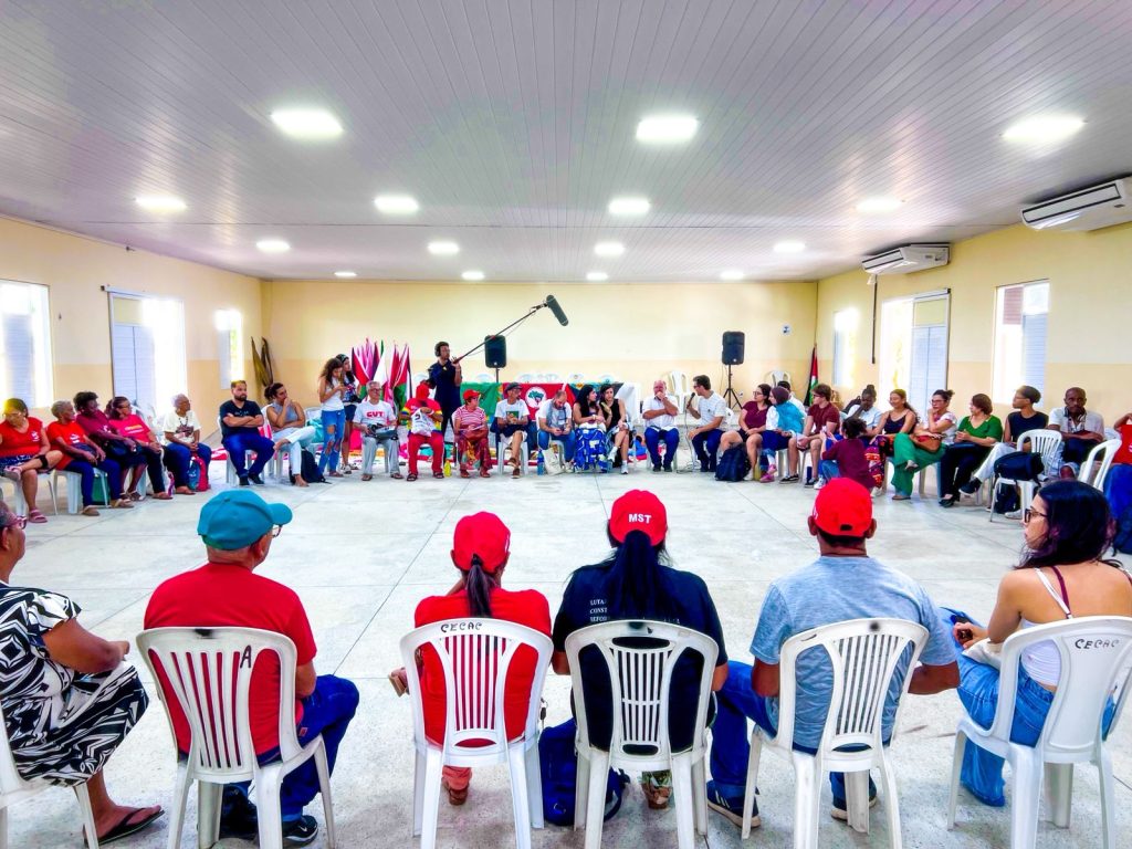 MST em Sergipe realiza encontro histórico durante a Jornada de Solidariedade à Palestina