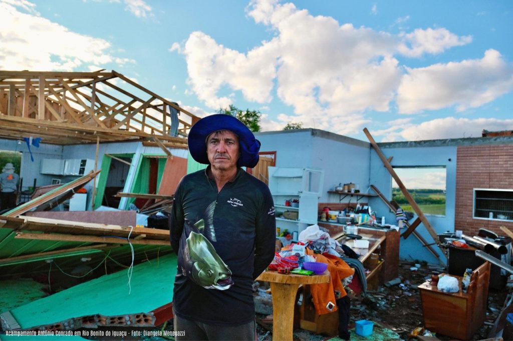 Saiba como ajudar as famílias Sem Terra atingidas pelo tornado no Paraná