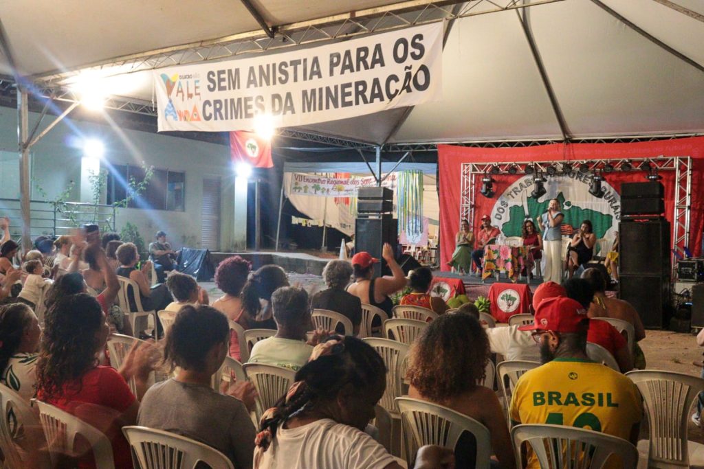 Ato político demarca o enfrentamento a mineração predatória em Minas Gerais