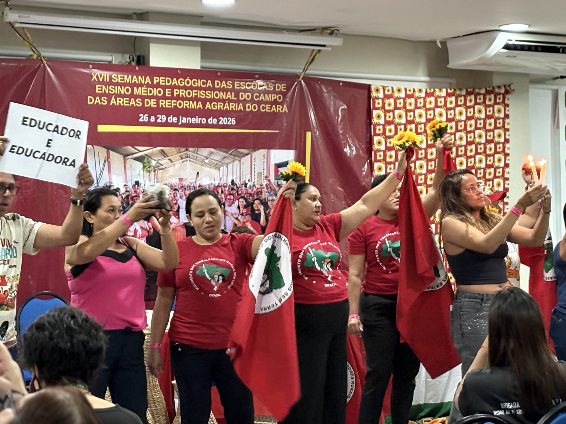 17ª Semana Pedagógica das Escolas do Campo do MST debate educação e disputa por hegemonia, no CE