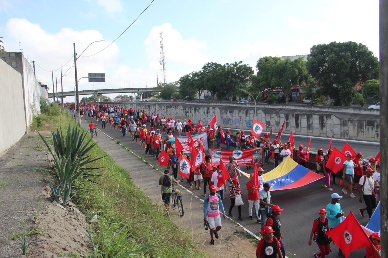 MST inicia Marcha Estadual pela Reforma Agrária na Bahia, com saída de Feira de Santana