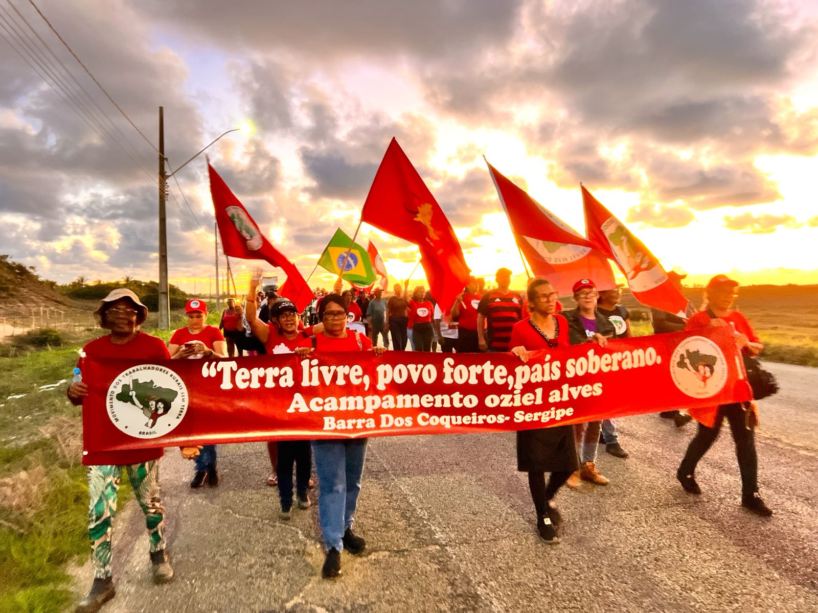 MST em Sergipe marcha por Reforma Agrária e em homenagem aos 30 anos de Eldorado dos Carajás