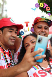 Bloco MST Folia na cidade do Prado/BA. Foto: Setor de Comunicação MST-BA.