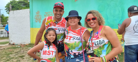 Bloco MST Folia na cidade do Prado/BA. Foto: Setor de Comunicação MST-BA.