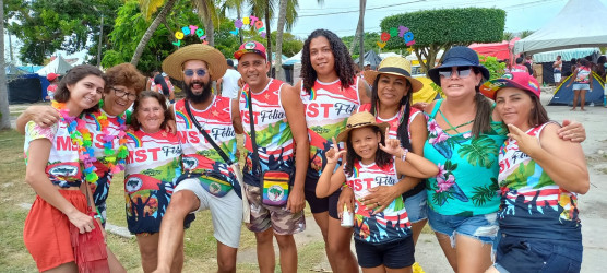 Bloco MST Folia na cidade do Prado/BA. Foto: Setor de Comunicação MST-BA.