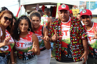 Bloco MST Folia na cidade do Prado/BA. Foto: Setor de Comunicação MST-BA.