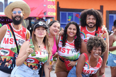 Bloco MST Folia na cidade do Prado/BA. Foto: Setor de Comunicação MST-BA.