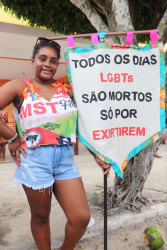 Bloco MST Folia na cidade do Prado/BA. Foto: Setor de Comunicação MST-BA.