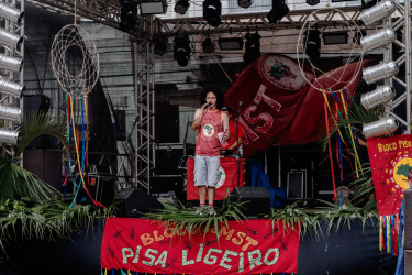 Bloco Pisa Ligeiro, em Minas Gerais. Foto: Gustavo Caetano/@gcaetanoj
