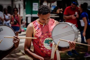 Bloco Pisa Ligeiro, em Minas Gerais. Foto: Gustavo Caetano/@gcaetanoj