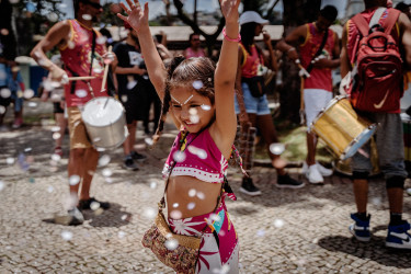 Bloco Pisa Ligeiro, em Minas Gerais. Foto: Gustavo Caetano/@gcaetanoj