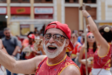Bloco Pisa Ligeiro, em Minas Gerais. Foto: Gustavo Caetano/@gcaetanoj