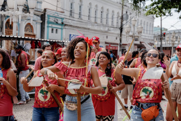Bloco Pisa Ligeiro, em Minas Gerais. Foto: Gustavo Caetano/@gcaetanoj