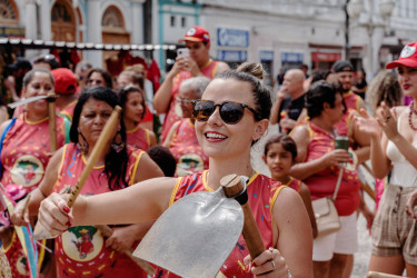 Bloco Pisa Ligeiro, em Minas Gerais. Foto: Gustavo Caetano/@gcaetanoj