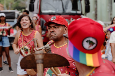 Bloco Pisa Ligeiro, em Minas Gerais. Foto: Gustavo Caetano/@gcaetanoj