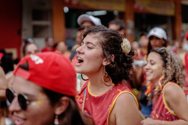 Bloco Pisa Ligeiro, em Minas Gerais. Foto: Gustavo Caetano/@gcaetanoj