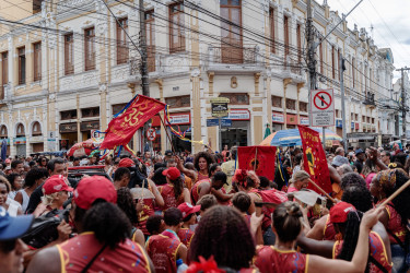 Bloco Pisa Ligeiro, em Minas Gerais. Foto: Gustavo Caetano/@gcaetanoj