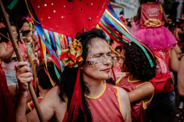 Bloco Pisa Ligeiro, em Minas Gerais. Foto: Gustavo Caetano/@gcaetanoj