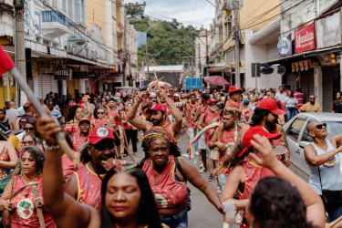 Bloco Pisa Ligeiro, em Minas Gerais. Foto: Gustavo Caetano/@gcaetanoj