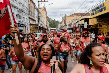 Bloco Pisa Ligeiro, em Minas Gerais. Foto: Gustavo Caetano/@gcaetanoj