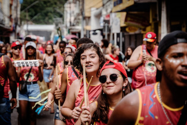 Bloco Pisa Ligeiro, em Minas Gerais. Foto: Gustavo Caetano/@gcaetanoj